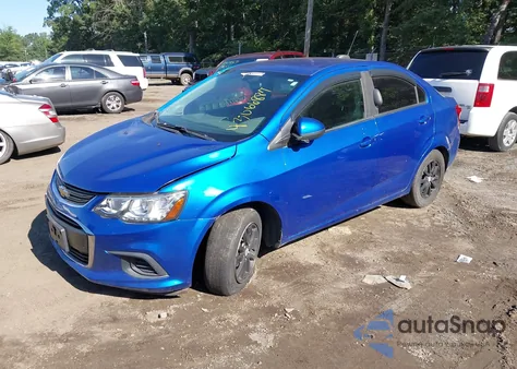 2018 Chevrolet Sonic Lt Auto from USA, damaged, VIN 1G1JD5SG4J4124954